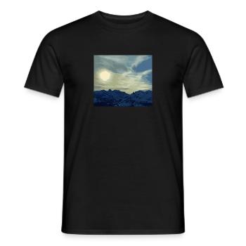 Swiss Mountains - Grindelwald - Men's T-Shirt - black - Front - AI Model Male 178 light (178cm)