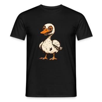 Goose Halloween Zombie - Men's T-Shirt - black - Front - AI Model Male 178 light (178cm)