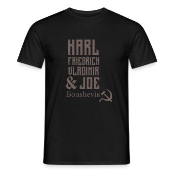 The Squad - Men's T-Shirt - black - Front - AI Model Male 178 light (178cm)