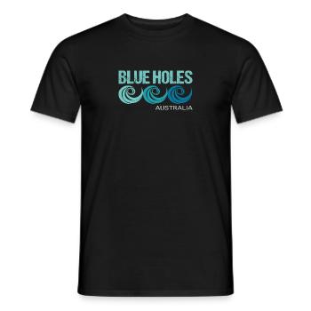 BLUE HOLES FRANCE - T-shirt homme - noir - Devant - AI Model Male 178 light (178cm)
