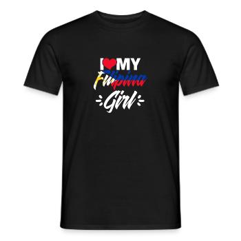 J’aime ma fille philippine Fille philippine géniale - T-shirt homme - noir - Devant - AI Model Male 178 light (178cm)