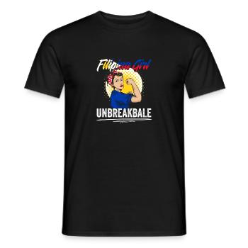 Awesome Filipina Girl Unbreakable For Pinay - Männer T-Shirt - Schwarz - Vorne - AI Model Male 178 light (178cm)