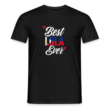 Meilleure Lola jamais géniale Pinoy Love pour Philippine - T-shirt homme - noir - Devant - AI Model Male 178 light (178cm)