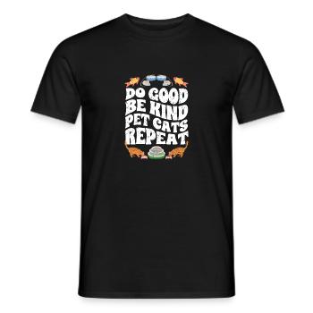 Awesome Do Good Be Kind Animal Rights Advocate - T-shirt homme - noir - Devant - AI Model Male 178 light (178cm)