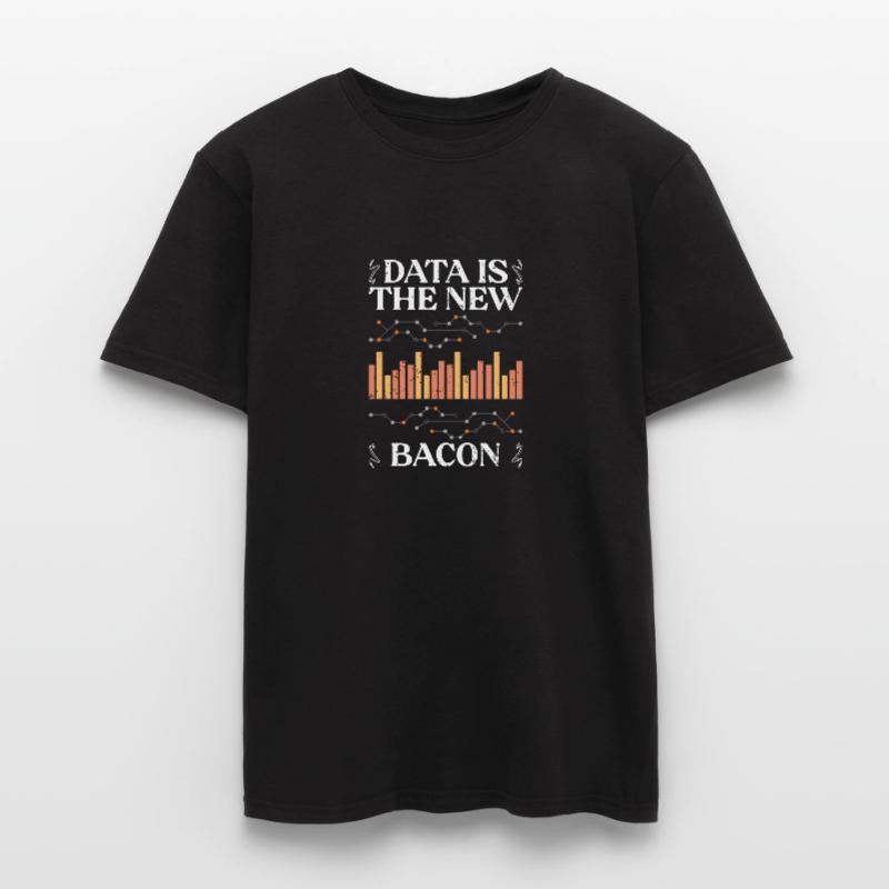 Data Is The New Bacon Funny Deep Learning For Data Männer T-Shirt