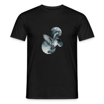 Dark Bird - Männer T-Shirt - Schwarz - Vorne - AI Model Male 178 light (178cm)