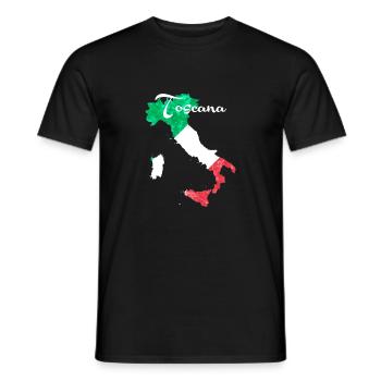 Toscana - T-shirt homme - noir - Devant - AI Model Male 178 light (178cm)