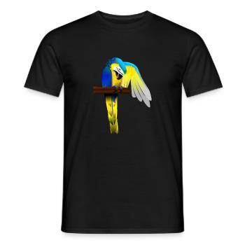 Perroquet - T-shirt homme - noir - Devant - AI Model Male 178 light (178cm)