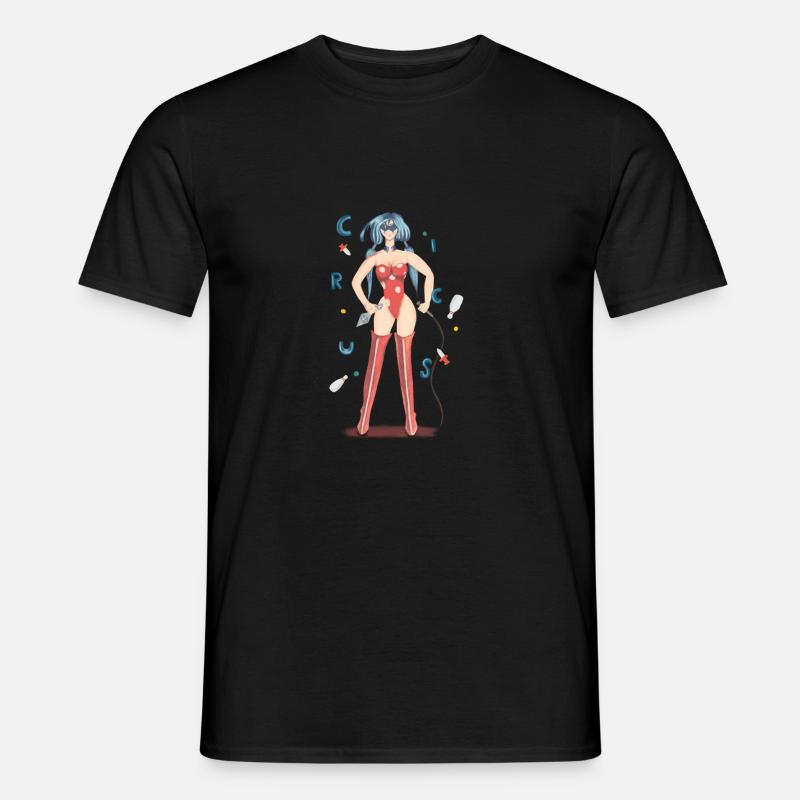 Zirkusmädchen - Männer T-Shirt - Schwarz