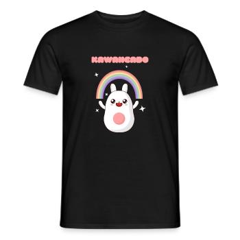 Kawaiicado Kawaii Avocado Design - Männer T-Shirt - Schwarz - Vorne - AI Model Male 178 light (178cm)