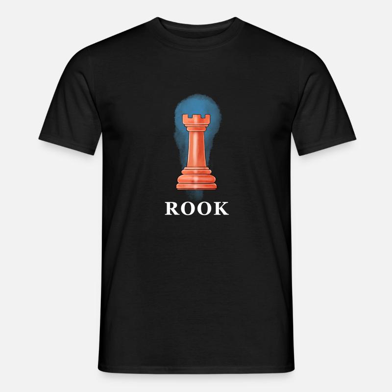 Turmschach - Männer T-Shirt - Schwarz