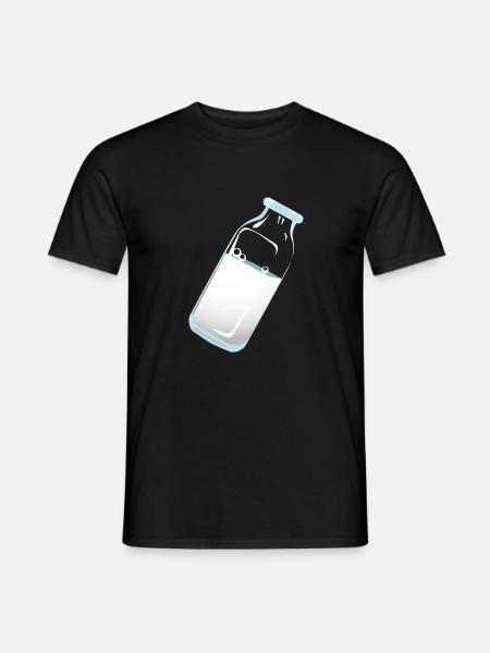 Milk - Men's T-Shirt - black