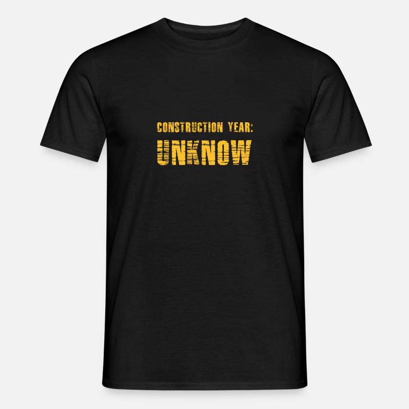 Construction year: unknow - Männer T-Shirt - Schwarz