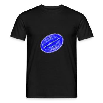 Transversale 2 - T-shirt homme - noir - Devant - AI Model Male 178 light (178cm)