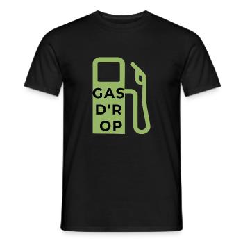 gas d'r on part 3 - Men's T-Shirt - black - Front - AI Model Male 178 light (178cm)