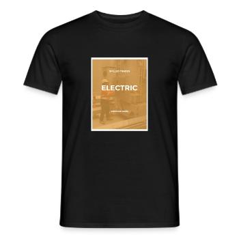 Electrician IMG Lineman Wireman - Men's T-Shirt - black - Front - AI Model Male 178 light (178cm)