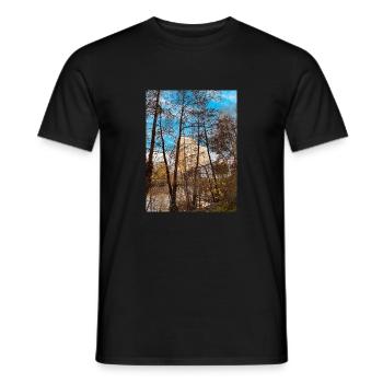 Hochhaus Coole Farbe Bäume - Männer T-Shirt - Schwarz - Vorne - AI Model Male 178 light (178cm)