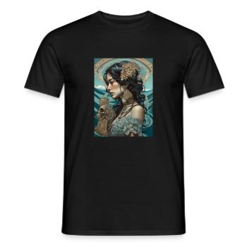 Ghotic Class - Men's T-Shirt - black - Front - AI Model Male 178 light (178cm)