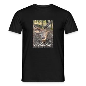 Alaska - Männer T-Shirt - Schwarz - Vorne - AI Model Male 178 light (178cm)