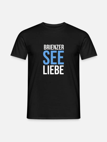 Brienzersee-Liebe - Männer T-Shirt - Schwarz