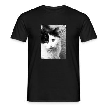 Feline - Men's T-Shirt - black - Front - AI Model Male 178 light (178cm)