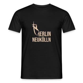 Berlin Neukölln - T-shirt homme - noir - Devant - AI Model Male 178 light (178cm)