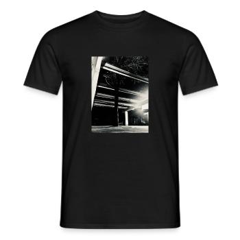 Urban back to Nature Duisburg - Männer T-Shirt - Schwarz - Vorne - AI Model Male 178 light (178cm)