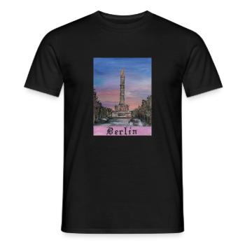 Colonne triomphale - T-shirt homme - noir - Devant - AI Model Male 178 light (178cm)