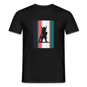 Suède Runes Mer du Nord - T-shirt homme - noir - Devant - AI Model Male 178 light (178cm)