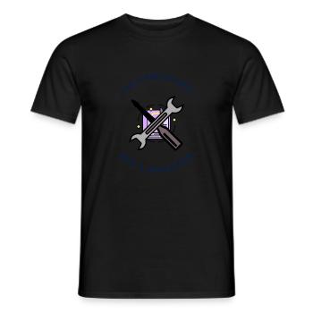 I am a Mechanic. Not a Magician. - Men's T-Shirt - black - Front - AI Model Male 178 light (178cm)