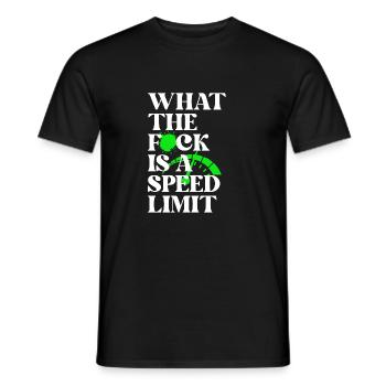 Auto - Männer T-Shirt - Schwarz - Vorne - AI Model Male 178 light (178cm)