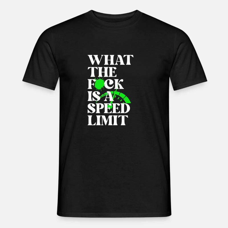 Auto - Männer T-Shirt - Schwarz