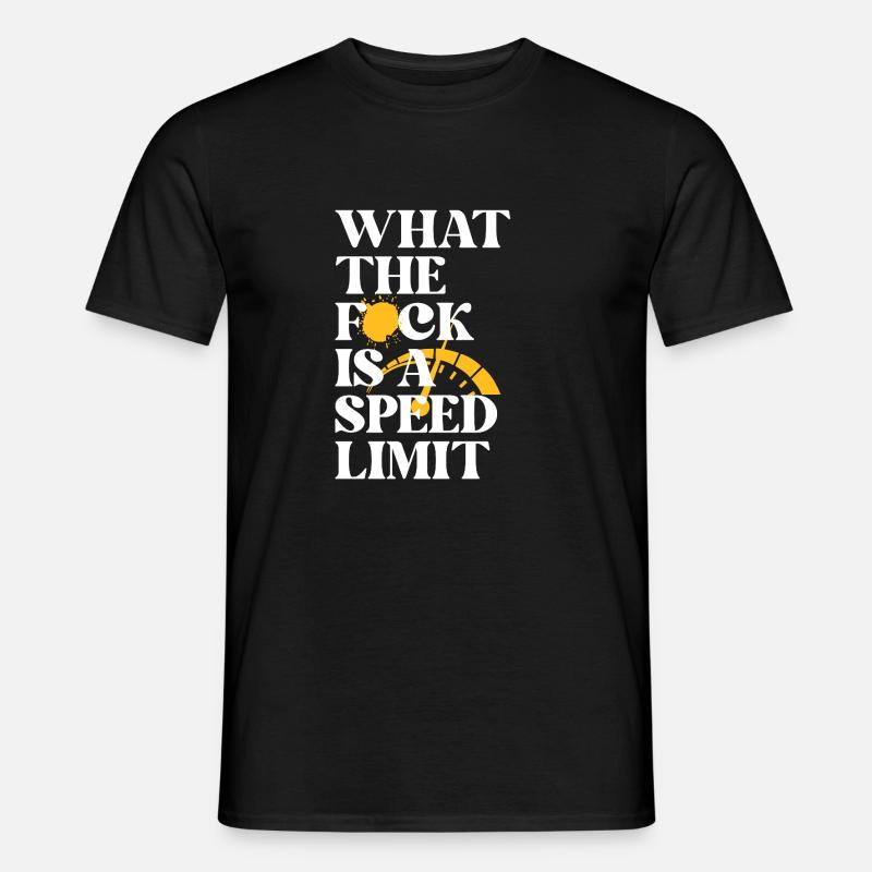 Auto - Männer T-Shirt - Schwarz