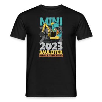 Bauleiter 2023 - Männer T-Shirt - Schwarz - Vorne - AI Model Male 178 light (178cm)