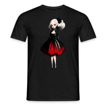 Madame Rouge - T-shirt homme - noir - Devant - AI Model Male 178 light (178cm)