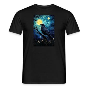 Corbeau - T-shirt homme - noir - Devant - AI Model Male 178 light (178cm)