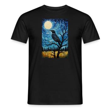 Pie - T-shirt homme - noir - Devant - AI Model Male 178 light (178cm)