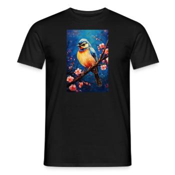 Sparrow - Men's T-Shirt - black - Front - AI Model Male 178 light (178cm)