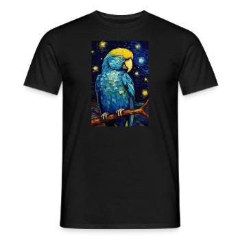 Perroquet - T-shirt homme - noir - Devant - AI Model Male 178 light (178cm)