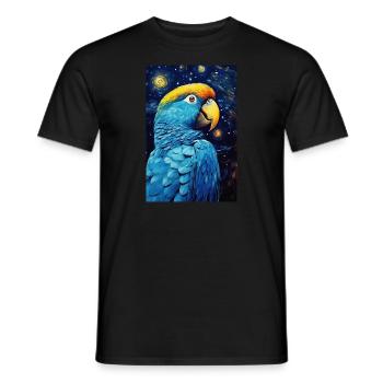 Perroquet - T-shirt homme - noir - Devant - AI Model Male 178 light (178cm)