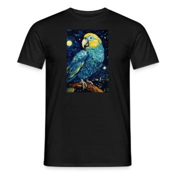 Perroquet - T-shirt homme - noir - Devant - AI Model Male 178 light (178cm)