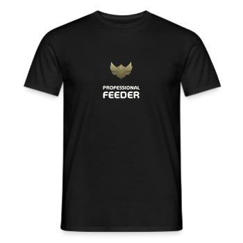 Professional Feeder - Merch of Legends - Men's T-Shirt - black - Front - AI Model Male 178 light (178cm)