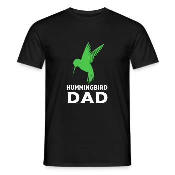 Hummingbird - Men's T-Shirt - black - Front - AI Model Male 178 light (178cm)