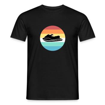 Jetski - Männer T-Shirt - Schwarz - Vorne - AI Model Male 178 light (178cm)