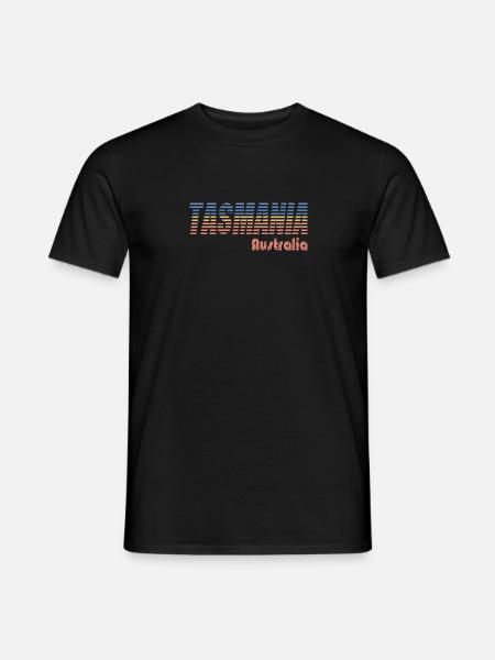 TASMANIA - AUSTRALIA - Men's T-Shirt - black