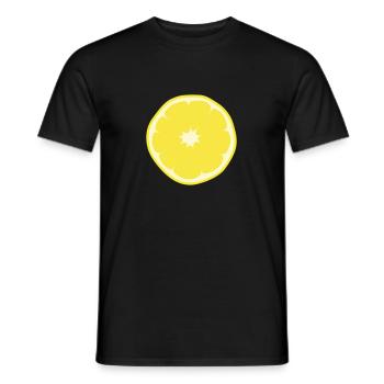 Citron - T-shirt homme - noir - Devant - AI Model Male 178 light (178cm)