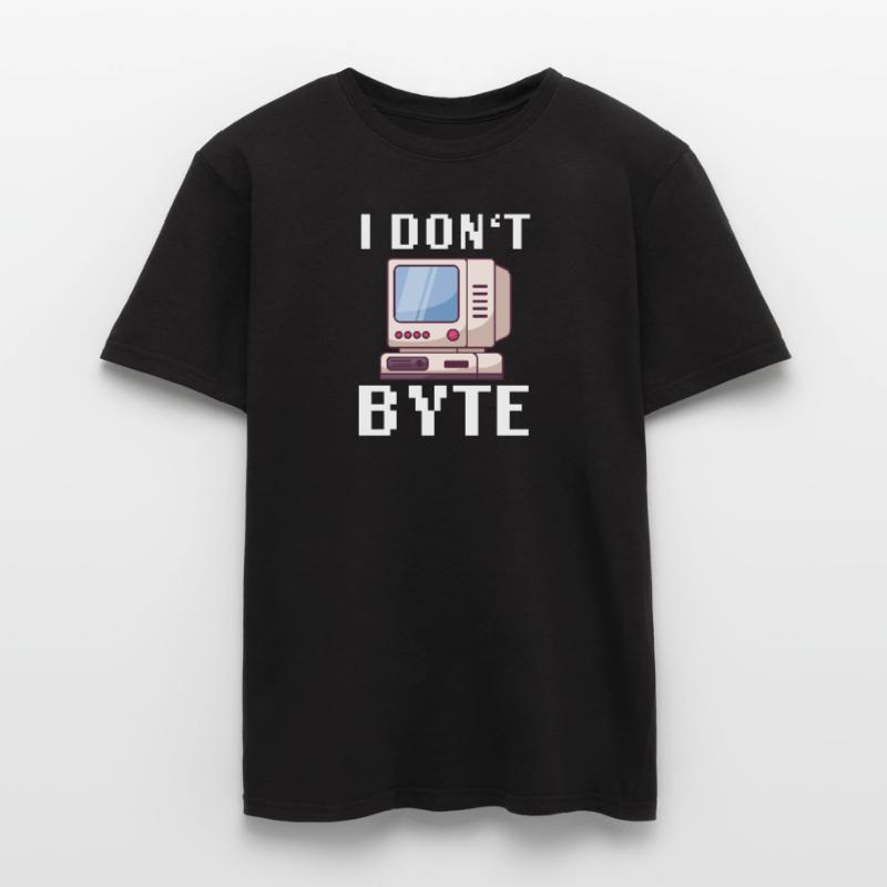 I Don't Byte Informatiker Programmierer IT Funny Männer T-Shirt