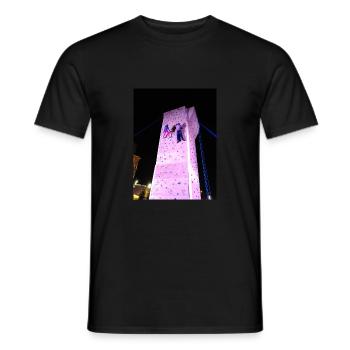 Flying high IMG 20211217 193232 - Men's T-Shirt - black - Front - AI Model Male 178 light (178cm)