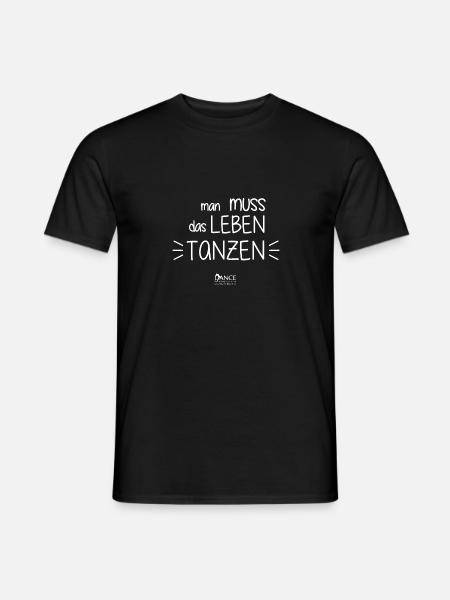 Dance und Fitness - Männer T-Shirt - Schwarz