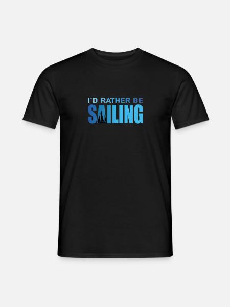 Je préfère naviguer - T-shirt homme - noir